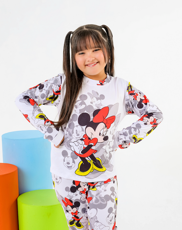 Pijama Minney - Tecido Sued