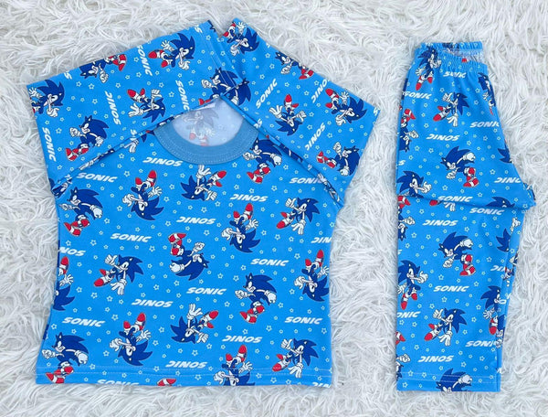 Pijama Sonic - Tecido PV